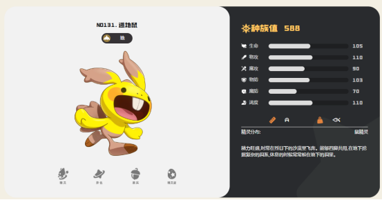 洛克王国世界遁地鼠技能有什么 洛克王国世界遁地鼠技能介绍图片