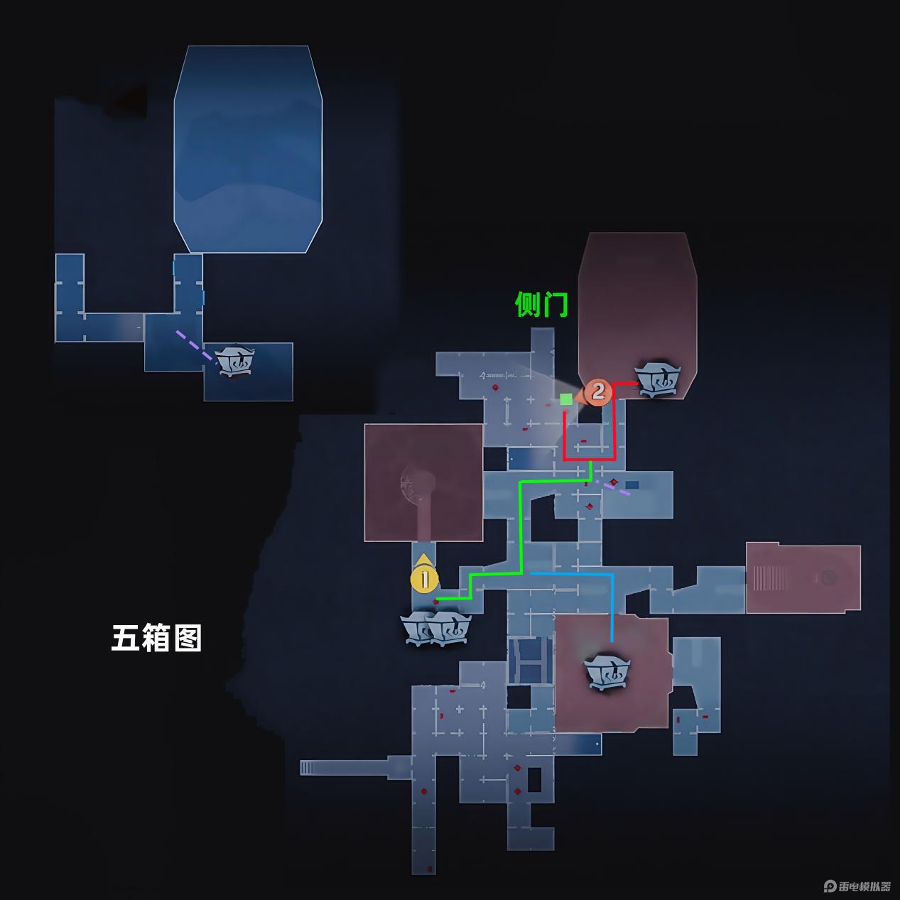 正门下来有两棺