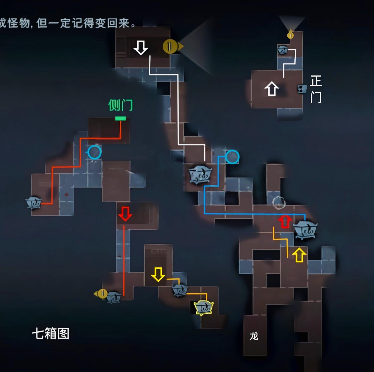 上 偏右 左下路