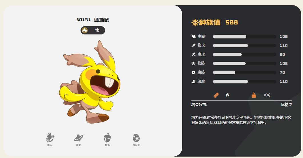 洛克王国世界遁地鼠技能有什么 洛克王国世界遁地鼠技能介绍图片_1