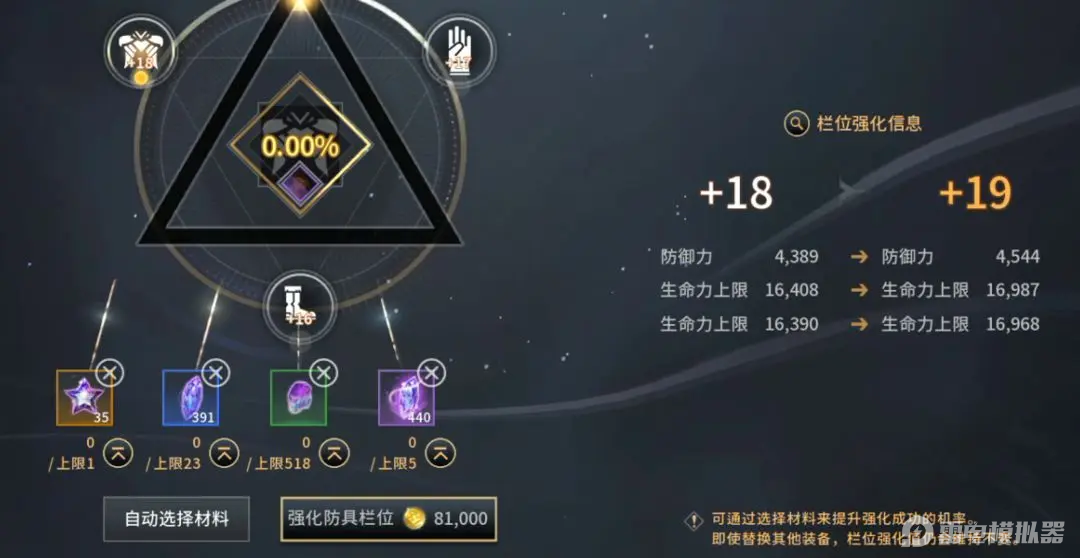 強(qiáng)化防具