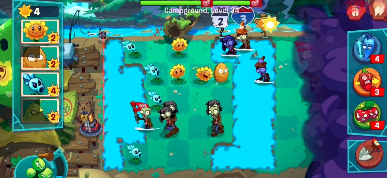 植物大戰(zhàn)僵尸3地形有哪些 植物大戰(zhàn)僵尸3地形介紹圖片_3