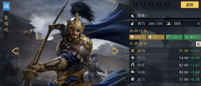 九牧之野夏侯惇厉害吗 九牧之野夏侯惇介绍图片